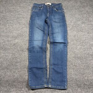 Levis 511 Jeans Womens 14 Slim Performance Boys Blue Denim